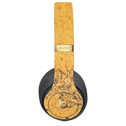 MightySkins Skin Compatible with Beats Studio 3 Wireless - Saffron Marble | Protective, Durable, and Unique Vinyl Decal wrap Cover | Easy to Apply, Remove, and Change Styles | Made in The USA - color: Saffron Marble