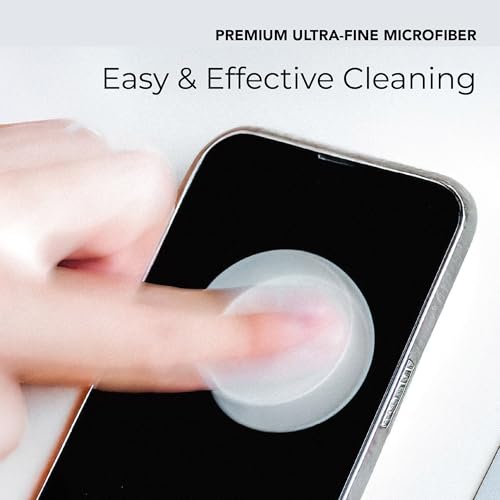 SleekStrip Portable Cleaning Sticker Pad Reusable Screen Cleaner Wipes Lens Cleaner Wipes for Phone iPad Car Touch Screen Display MacBook Computer Laptop Camera Lens Electronic TV Monitor - 2PK (8PCS) - color: Ripples + Sweet Dream (Pack of 2)