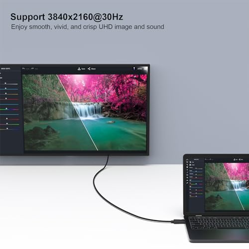 4K DisplayPort to HDMI 6 Feet Cable 2 Pack, Uni-Directional DP 1.2 Computer to HDMI 1.4 Screen Cable Compatible with HP, ThinkPad, AMD, NVIDIA, Desktop - color: 2 PACK, size: 6 ft