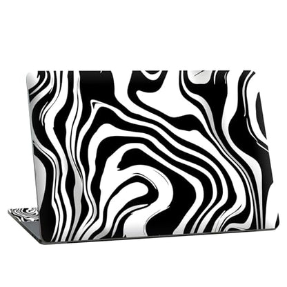 Universal Laptop Skin Sticker with 2 Wrist Pad Skins, Waterproof Scratch Resistant Vinyl Laptop Cover Decal, Cut to Fit for 11–15.6 Inch MacBook HP Dell Lenovo, Abstract Wavy - color: Abstract Wavy
