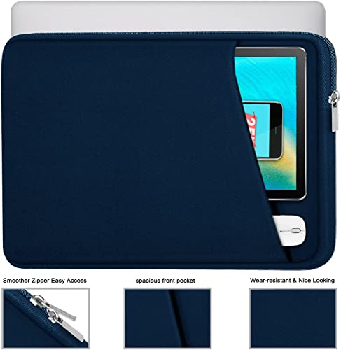Laptop Case Sleeve 14 inch, Durable Carrying Bag Shockproof Protective Case Cover, Handbags Briefcase Laptop Bag Compatible with 14" MacBook Air/Pro HP Asus Lenovo Notebook Computer, DarkBlue - color: Blue, size: 14 inch