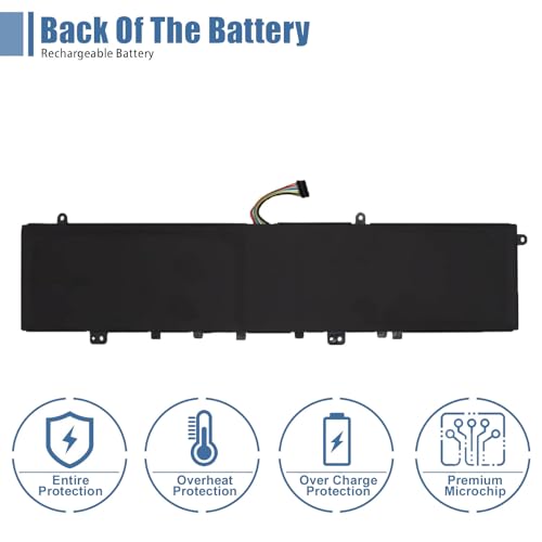 L18M4PF1 L18D4PF1 Laptop Battery Replacement for Lenovo Yoga C940-15IRH 81TE Yoga 9-15IMH5 82DE/ IdeaPad S740-15IRH 81NW 81NW 81NX Series 5B10T83738 5B10U65276 15.36V 69Wh 4500mAh(Long Cable) - size: 12.42*2.93*0.26 inch L18M4PF1