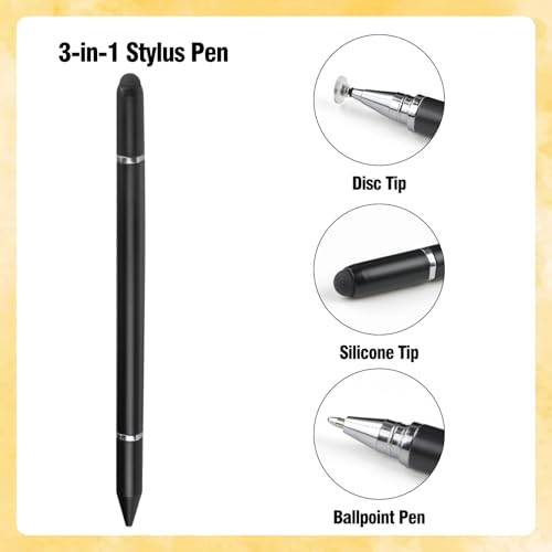 Screen Protector & Stylus Pen Compatible With 15 inch Digital Calendar | 2 Pack Screen Protector & 3-in-1 Stylus Pen for 15 inch Digital Calendar,Anti-Glare, Fingerprint & Smudge Resistant