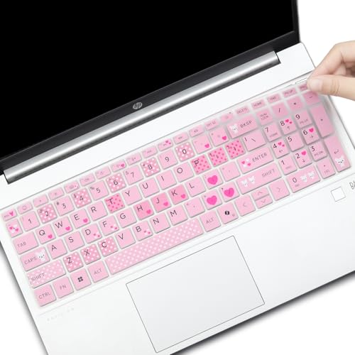 Keyboard Cover for 2026-2024 HP 15.6 Laptop 15-fc 15-fd Series 15z-fc000 15-fd0083wm 15-fc0093dx 15-fc0072ns 15-fc0081nr fc0013od fc0025la 15-fd0025st fd0075tg fd0052ns fd0357nr 15t-fd000/fd100 - color: Lovly