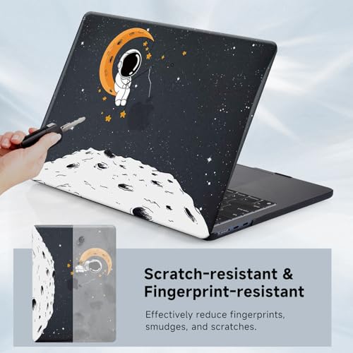 Funut Compatible with MacBook Pro 13 inch Case 2025 2024 2023-2016 M2 M1 | Case for MacBook Pro 13 inch A2338 A2289 A2251 A2159 A1989 A1708 A1706 Funut Plastic Hard Case & 2 Keyboard Cover, Astronaut - color: #Space Astronaut, size: 2016-2024 Macbook Pro