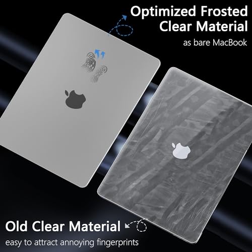 Batianda CrystalMist Case for MacBook Neo 13 Inch 2026, Frosted Grey | 4-in-1 Bundle Official Color Matched, Frosted Translucent Shell, Anti-Fingerprint Matte Finish, Slim Lightweight Protection - color: Matte Grey