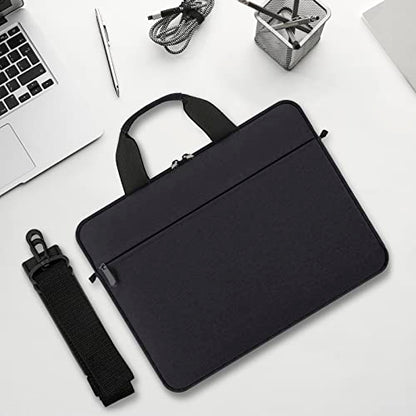 15.6-16 Inch Laptop Sleeve Case Shoulder Bag with Handle, Black | Compatible with for 15.6 Inch Laptop Computer, 16 Inch MacBook Pro/Max M1 M2 M3 M4 M5, Laptop Carrying Bag Briefcase - color: Black, size: 15.6/16 Inch