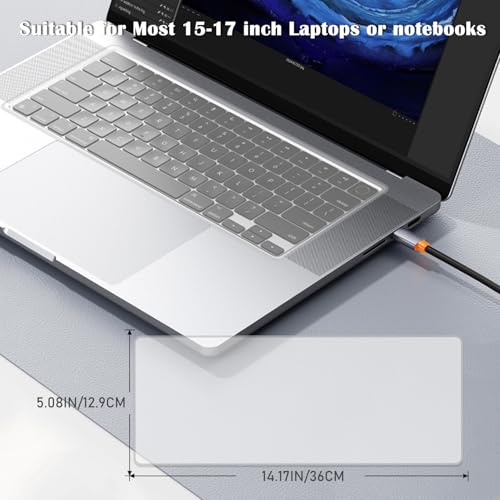 WALWAL 2 Pcs Laptop Universal Keyboard Cover Protector Ultra-Thin Silicone | Ultrathin Natural Typing Experience: At Just 0