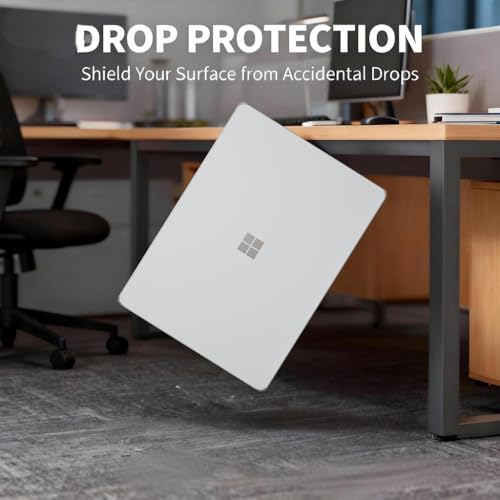 Se7enline Case for Microsoft Surface Laptop 13.8-inch Touchscreen 2024 (7th Edition) Model 2036 Premium Lightweight Durable Scratch-Resistant Easy Install, with Keyboard Cover, Frosted Transparent - color: Frosted Transparent, size: 13.8 inch
