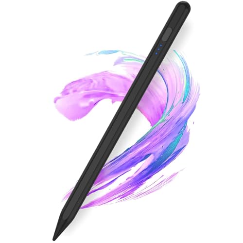 TaIYanG iPad Stylus Pen for iPad 2018-2026, Palm Rejection, Fast Charging | Tilt Sensitivity, for iPad Pencil A16 /10/9/8/7/6, Pro 11/13" (M5/M4),Air M4/M3/M2/5th/4th, Pro 11/12.9", Mini 6/5, Black - color: Black