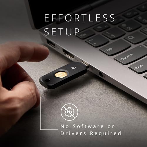 Kensington VeriMark NFC+ USB‑C Security Key, FIDO2/WebAuthn Hardware Authenticator for Passwordless Login, Works with Windows, macOS & Chrome OS, K64739WW | FIDO2/WebAuthn hardware authenticator, passwordless login, NFC and USB-C, works with Windows, macO