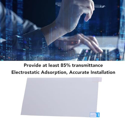 Zopsc 15.6 Inch Laptop Screen Protector, 16:9 Aspect Ratio 345x194mm Clear Film Replacement for Computer