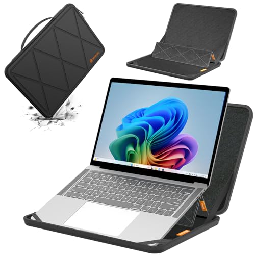 Smatree MS35 Hard Case with Stand for 13.8 inch Microsoft Surface Laptop | Compatible for 13.8 inch Microsoft Surface Laptop, Microsoft Surface Laptop 7, for 13.3 inch DELL Latitude 7340 or 2-in-1 - color: MS - Black, size: For 13.8 inch Surface Laptop 7