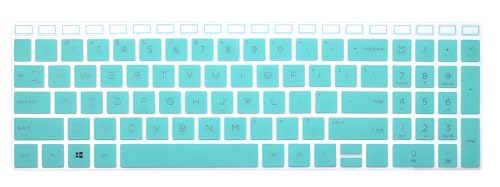 Silicone Keyboard Skin Cover Compatible for HP OmniBook 5 AI 16" 16-ag 16-af 16-ba 16-bc 16z-ag100 16z-bc100 Series Laptop 16-af1037nr 16-bc1047nr (NOT for OmniBook 5 16-fb/cf 14-he/fp Series) (Mint) - color: Mint