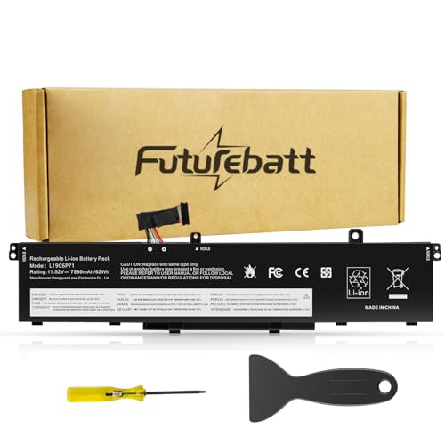 Futurebatt L19C6P71 Battery Replacement for Lenovo ThinkPad P15 P17 T15G G1 G2 Gen 1 2 Mobile Workstation 20ST 20SU 20SN 20SQ 20YS 20YR 20UR 20US 20ST000DGE 5B10W13958 5B10W13959 - size: L19C6P71