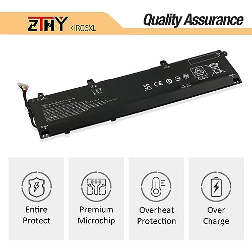 IR06XL M02029-005 Laptop Battery Replacement for HP ZBook Power G7 G8 G9 | For ZBook Power G10 A Mobile Workstation Series IR06083XL IRO6XL M01523-2C1 TPN-DB0C M01523-2C2 11.58V 6Cell 83Wh 6880mAh - size: 12.6*3.15*0.31 inch IR06XL