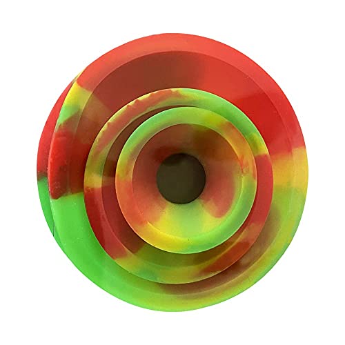Green Piece® Universal Plug Caps for Cleaning, Storage, Glass and More Silicone Cleaning Caps/Plugs (Psychedelic - Pack of 1) Colors Vary - style: Psychedelic Cap Plug- Pack of 1