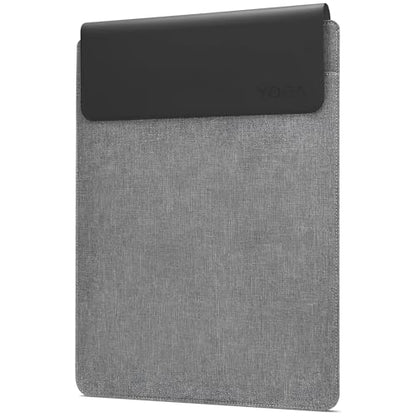Lenovo Slim Laptop Sleeve 14 Inch Notebook/Tablet - Compatible with MacBook Air/Pro - Eco-Friendly Lightweight Case with Accessory Pocket & Magnetic Closure - Grey - color: Grey, size: 14.5-inch