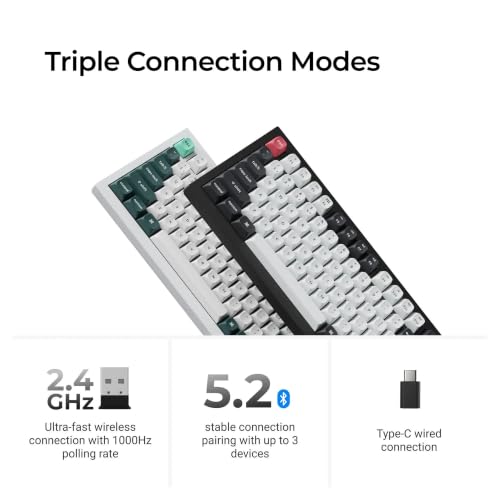 Q1 HE ISO Layout Custom Mechanical Keyboard | ISO Layout, QMK Wireless Programmable, Magnetic Adjustable Switches, Dynamic RGB Backlight(Swiss ISO) - color: Swiss ISO