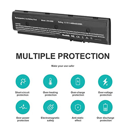 Futurebatt MO06 MO09 671731-001 Laptop Battery for HP Pavilion DV4-5000 DV6-7000 DV7-7000 Envy DV4-5200 DV6-7200 M6-1100 Series - size: DV4 8.86 3.15 1.38in