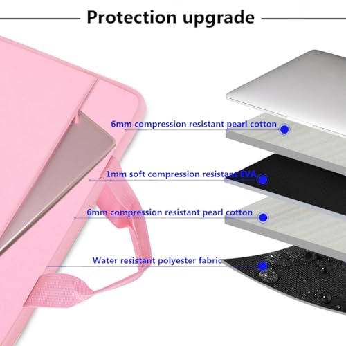 Hseok Laptop Sleeve 13-14 Inch Case Briefcase Compatible with MacBook Neo Pro 14 M5/M4/M3/M2/M1, All Models 13.3 Mac Air/Pro, XPS 13 14, Most Popular 13"-14" Notebooks,P01K01 - color: P01K01, size: 13"-14"