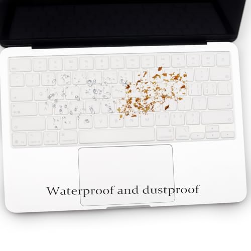 Keyboard Cover for 2026 New MacBook Neo 13 inch with Apple A18Pro Chip/A3404, MacBook Neo 13.0'' A18 Pro Accessory, US Layout Keyboard Skin-Clear - color: Clear