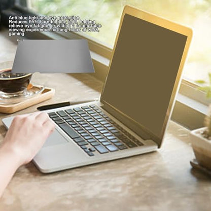 Zunate 14 Inch Laptop Privacy Screen Filter, 16:9 Anti Blue Light Anti Glare Film for Widescreen Display Eye Strain Reduction Scratch Guard