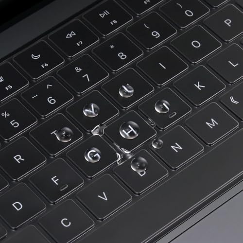 ProElife Keyboard Cover for MacBook Pro 14 Inch 16 Inch M5 M4, Clear, TPU | U.S. Layout, Non-interference Design for ID Key, Dust-Proof, Backlight Visible, Precision-Molded, Washable & Reusable