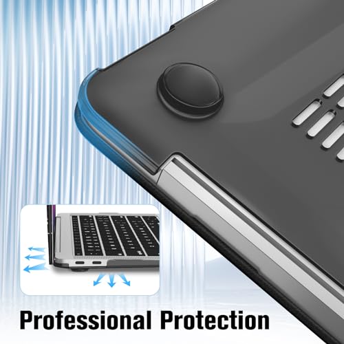 Fintie Case for MacBook Air 13 Inch A2337/A2179/A1932, Composition Book | Air 13.3'', 2018-2022, M1, Snap-On Shell Cover, Full Port Access, Easy On/Off, Lightweight - color: Composition Book