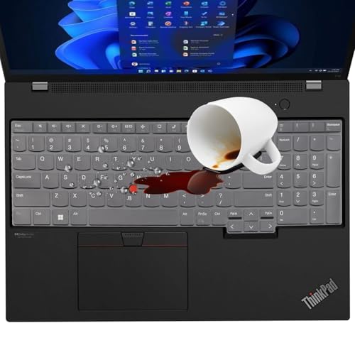 Keyboard Cover for 2026-2023 Lenovo ThinkPad E16 L16 T16 T16g P16 P16v P16s 16", ThinkPad E16 L16 T16 T16g P16 P16v P16s Gen 5/4/3/2/1, Thinkpad L15 Gen 4/3 15.6" (Not Fit Thinkpad Z16, L15 Gen 2/1) - color: TPU