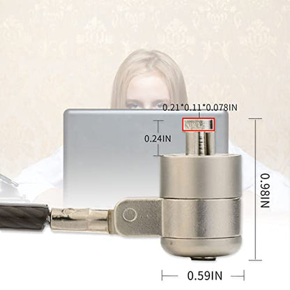 Laptop Cable Lock Hardware Security Cable Lock Anti Theft Combination Lock for iPad Tablet Laptop MacBook and All Other Notebooks and Tablets - color: Computer lock A