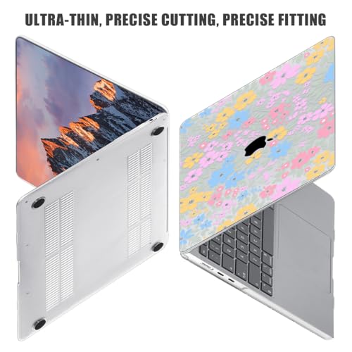 YSCLBAHUK for MacBook Air 15 inch Case 2026-2023 Release M5 A3448 M4 A3241 M3 A3114 M2 A2941 Liquid Retina Display, Hard Shell Case with Keyboard Cover+Screen Film+Trackpad Film, Colorful - color: Colorful