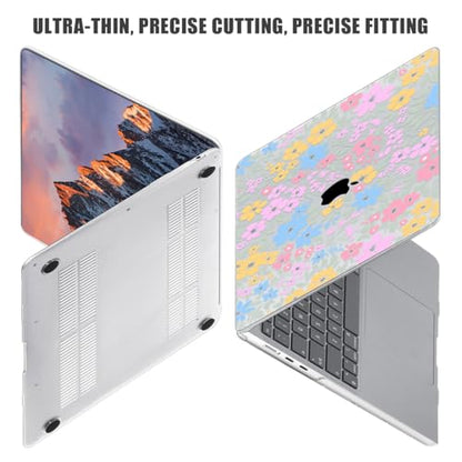 YSCLBAHUK for MacBook Air 15 inch Case 2026-2023 Release M5 A3448 M4 A3241 M3 A3114 M2 A2941 Liquid Retina Display, Hard Shell Case with Keyboard Cover+Screen Film+Trackpad Film, Colorful - color: Colorful