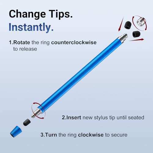 12Pcs Stylus Pen for Touchscreen Stylus Pen for iPad iPhone Android | 2-in-1 High Precision & Sensitivity, Compatible with iPad/iPhone/Android/Smartphones/Tablets/Switch and All Touch Screens - color: 12 Multicolor