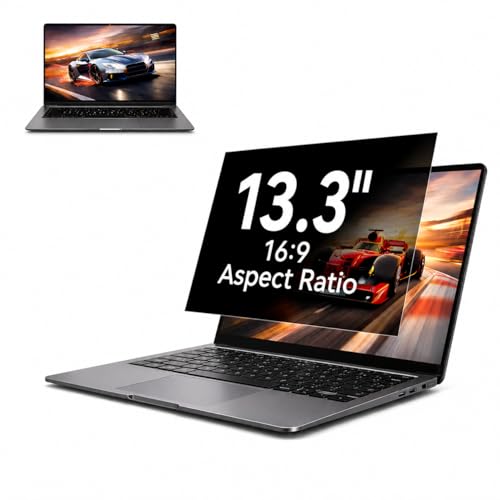 Laptop Privacy Screen Filter 13.3'' 16:9 for Aspect Ratio Widescreen Monitor,Laptop Monitor Privacy Shield Anti Glare Eye Protection, Anti-Scratch Removable Protector Film (1Pack 13.3'' 16:9) - size: 1Pack 13.3'' 16:9