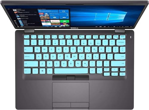 Silicone Keyboard Cover Skin Compatible for Dell Latitude 5400 5401 5410 5411 7400 14" Laptop with Pointing, Dell Latitude 14 inch Keyboard Skin Protector (NOT Compatible for Dell Latitude 7410) Mint - color: Mint 2, size: Compatible for Dell Latitude 540