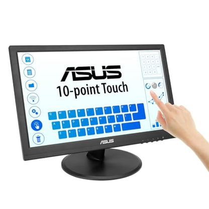 ASUS VT168HR 15.6" Full HD 1366X768 HDMI Back-lit LED Monitor, Black - style: 16" TN Touch