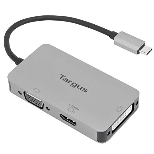 Targus USB C SV Adapt 4K HDMI DVI VGA - style: USB-C Single Video Adapter with 4K