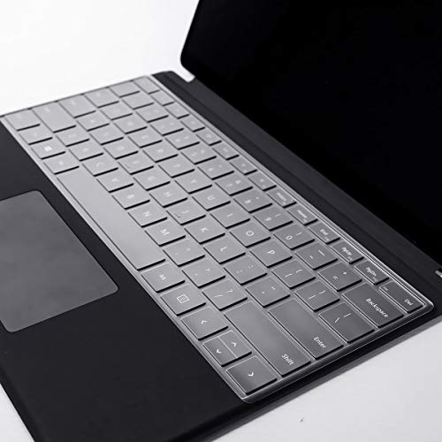 CaseBuy Ultra Thin TPU Keyboard Cover for 2024 Microsoft Surface Pro 11 Tablet (13" Copilot+ PC), Surface Pro 10/9 / 8 13 inch Tablet Protector (Not Fit Surface Pro Flex) - size: Surface Pro 11/10/9/8 13 inch (2024)