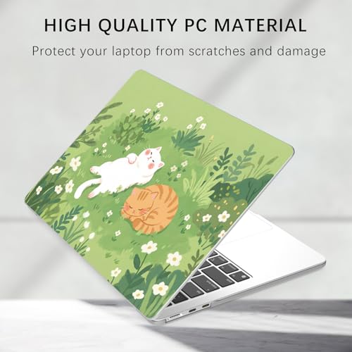 Compatible with MacBook Air 13 inch Case M1 Cute Cat Flower | A2337 A2179 A1932 2021-2018 Release | Kitten Protective Hard Shell Matte Cover for MacBook Air 13.3 inch - color: Cat G, size: MacBook Air 13.3 inch M1 A2337 A2179 A1932