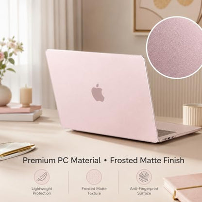 IMMOENUC Protective Case Set Compatible with 2026 MacBook Neo 13 Inch, Frosted Translucent Matte Hard Shell Cover with Keyboard Cover and Trackpad Film