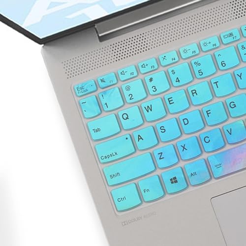 Keyboard Cover Skin for Lenovo IdeaPad 1/IdeaPad 1i 15.6 inch Laptop 15ADA07 15IAU7 15ALC7 15IJL7, Lenovo IdeaPad 1 15AMN7 15IGL7 15.6, Lenovo V15 Series 15.6" US, Stylish Colorful - color: Stylish Colorful