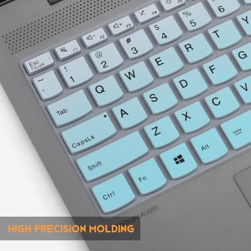 Keyboard Cover for Lenovo ideaPad 15.6", Yoga 7 7i 15.6/16, Lenovo ideaPad 3 3i 5 5i 15.6/ ideaPad Flex 5 5i 15.6" 16 ideaPad Slim 7 15.6, ThinkBook 15 G2 G3, ThinkBook 15p -Ombre Mint - color: Ombre Mint