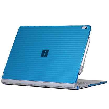 mCover Case Compatible for 2016~2022 13.5" Microsoft Surface Book 1/2 / 3 with Detachable Tablet Display ONLY (NOT Fitting Cheaper Surface Laptop Models) - Aqua - color: Aqua