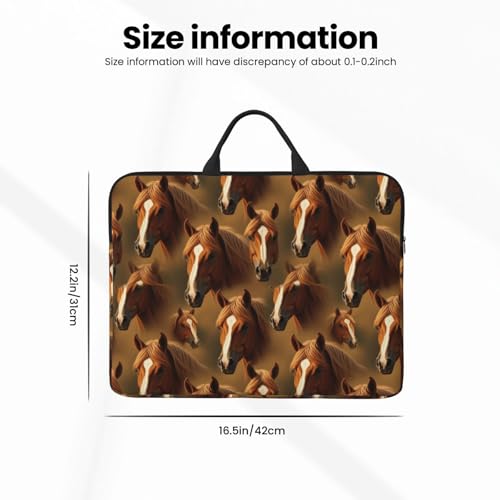 Laptop Case 14 Inch, Soft Shockproof Laptop Sleeve with Handle, Protective Bag - color: Pattern (672)