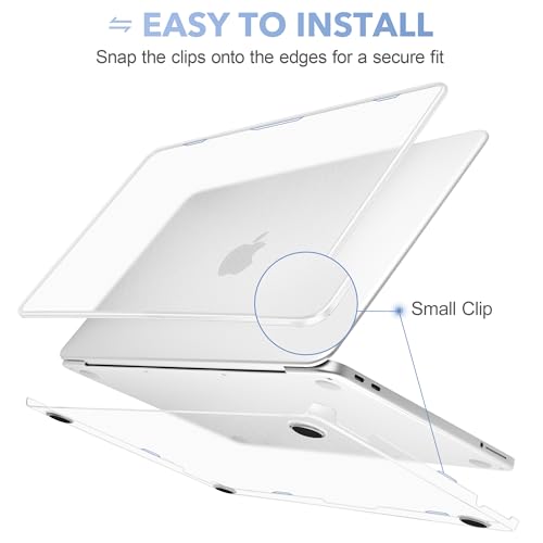 May Chen Compatible with MacBook Neo 13 inch Model A3404 2026 Release, Slim & Lightweigh Frosted Finish Protective Case with Keyboard Cover&Screen Protector, Frosted Transparency - color: Frosted Transparency