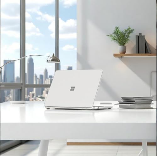 Se7enline Case for 2025 Microsoft Surface Laptop Windows 11 Copilot+ PC Surface Laptop 13 Inch Touchscreen Display Cover Fits Model 2095, with Keyboard Cover,Frosted Transparent - color: Frosted Transparent, size: 13 inch