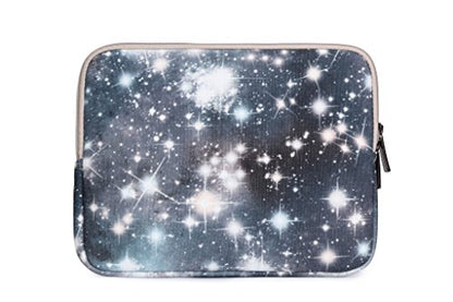 BSLVWG 14 Inch Laptop Sleeve Multi-Color & Size Choices Case/Water-Resistant Neoprene Notebook Computer Pocket Tablet Briefcase Carrying Bag/Pouch Skin Cover - color: Starry Sky Grey, size: 14 inch