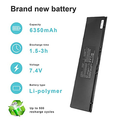 TREE.NB E7440 Laptop Battery for DELL Latitude 14 7000 E7440 Touch, Dell Latitude E7450 Dell Latitude E7420 Battery 7.4V 6350mAh/47Wh - color: Black