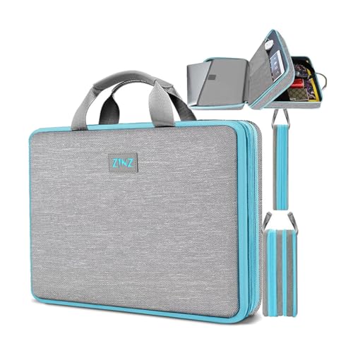 ZINZ Expandable Laptop Case 15.6 Inch Sleeve, Protective Carrying Case Compatible with MacBook Neo 16", MacBook Pro 16"/15.4", Dell XPS 16" and Most 15" 15.6" 16" Notebook，G01Y01 - color: G01y01, size: 15-16"